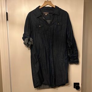 Banana Republic denim shirt dress